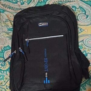Black and Blue Fashion Backpack
